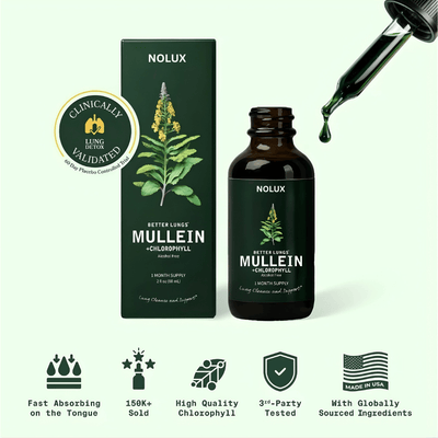 Nolux Mullein + Chlorophyll Drops Mullein + Chlorophyll Drops