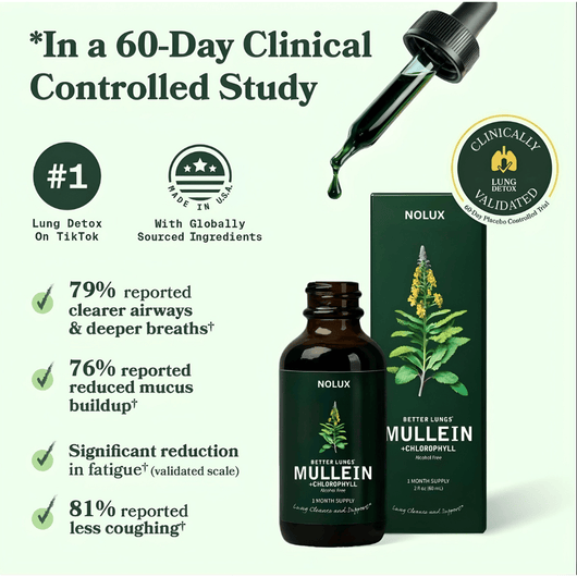 Nolux Mullein + Chlorophyll Drops Mullein + Chlorophyll Drops