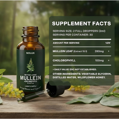 Mullein + Chlorophyll Drops