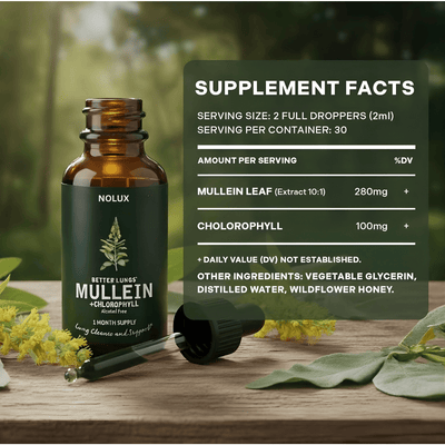 Nolux Mullein + Chlorophyll Drops Mullein + Chlorophyll Drops